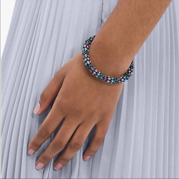 Kate Spade New York Multicolored Crystal Cuff Bracelet - Picture 4 of 7